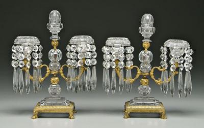 Pair ormolu mounted candelabra  9107f