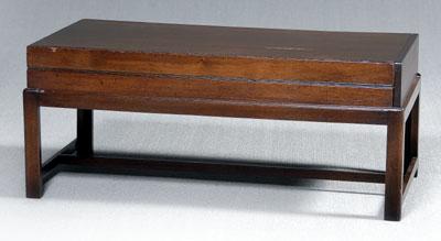 Georgian mahogany bagatelle table,