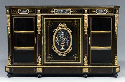 French hardstone inlaid cabinet  91098