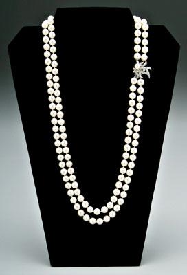 Diamond and pearl necklace 137 910d5