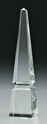 Baccarat obelisk marked on base 910ed