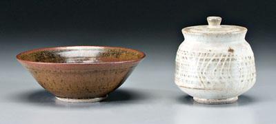 Two pieces Karen Karnes pottery: