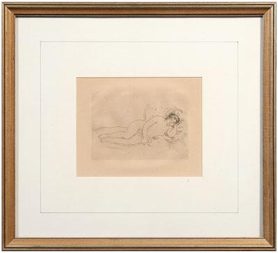 Pierre Auguste Renoir etching French  91116
