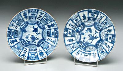 Pair Chinese Kraak style dishes  91131