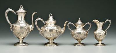 Loring Andrews sterling tea service  91178