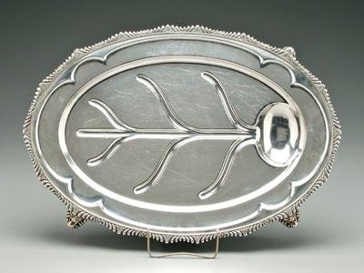 Gorham sterling well-and-tree platter,