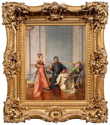 Francois Brunery painting (Italian/French,