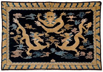Chinese pictorial rug three imperial 911b5