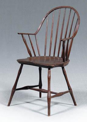 Continuous arm Windsor chair bentwood 915ea