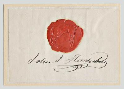 John J. Audubon signature (John