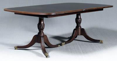 Federal style mahogany dining table  91617