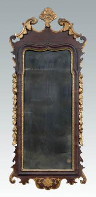 Chippendale carved looking glass  91636