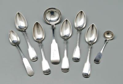 American coin silver flatware  91639