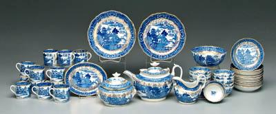 Set of 19th century English china,