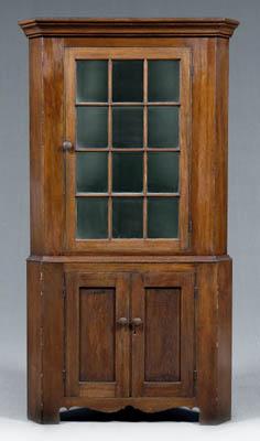 Pennsylvania Federal corner cupboard,