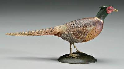 Frank Finney carving male pheasant  916b7