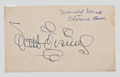Walt Disney signature, bold blue ink