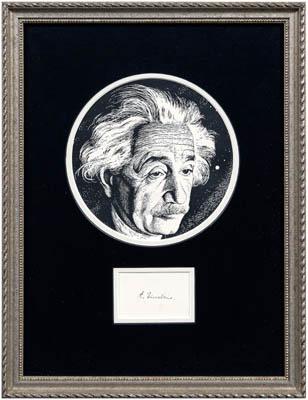 Albert Einstein signature quot A  916e9