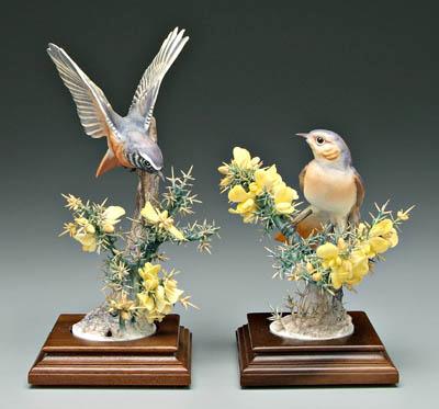 Two Doughty bird figurines black 916f8