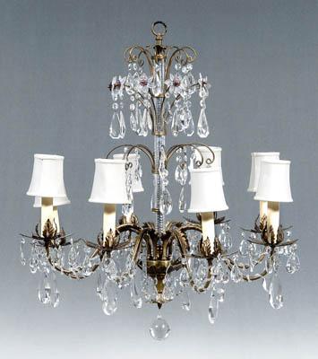 Venetian style chandelier, eight-light