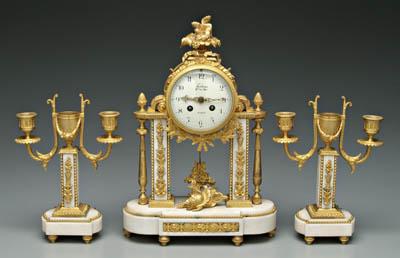 Louis XVI ormolu mounted garniture: