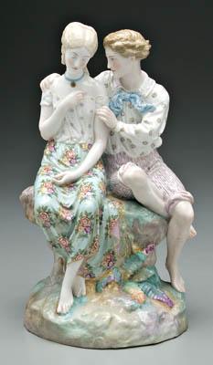 Meissen figural group young barefoot 91745