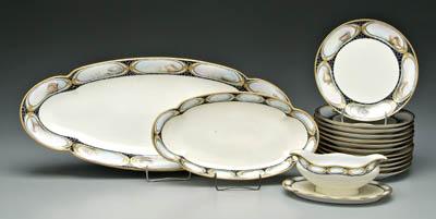 Haviland shell plates serving 91755