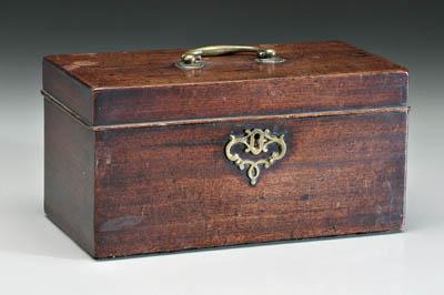 English mahogany dovetailed box  917b2