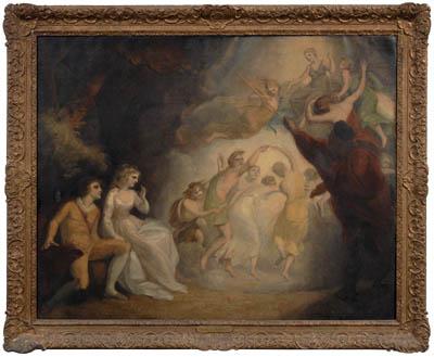 Old Master painting "The Tempest",