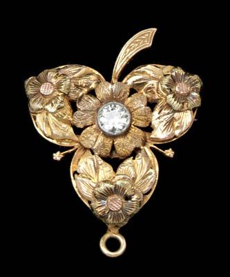 Arts and Crafts diamond brooch  917da