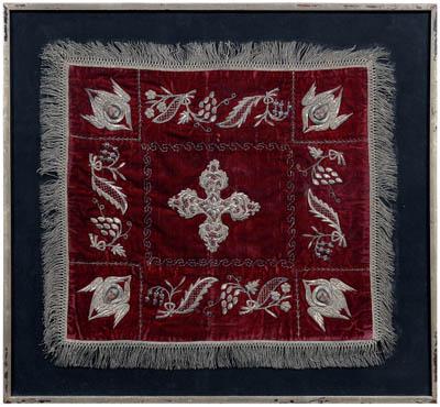 Russian altar cloth central cross 91801