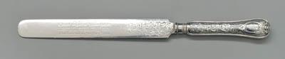 English silver letter opener or