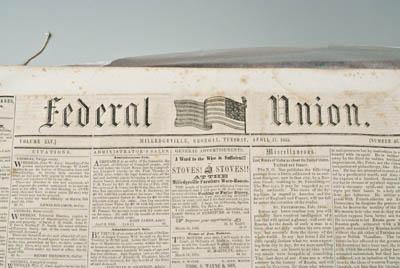 The Federal Union newspaper bound 914fd