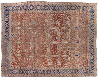 Sultanabad rug, repeating designs
