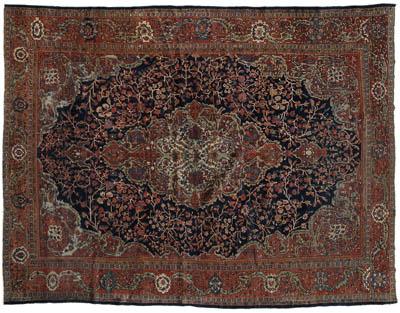 Ferahan Sarouk rug elaborate central 91526