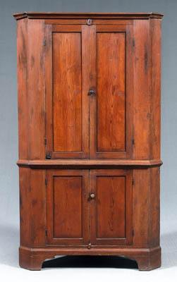 South Carolina corner cupboard,