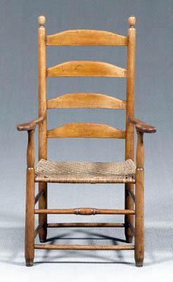 Early American ladder back armchair  91591