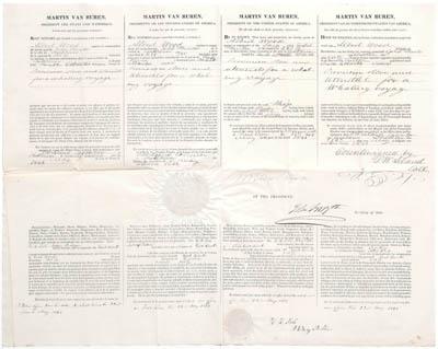 Martin Van Buren ship 39 s paper  915ac