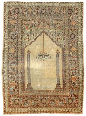 Turkish prayer rug, central mihrab