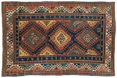 Caucasian rug three central medallions 919e1