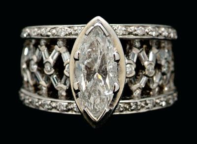 3 0 ct diamond ring center marquis cut 919fe