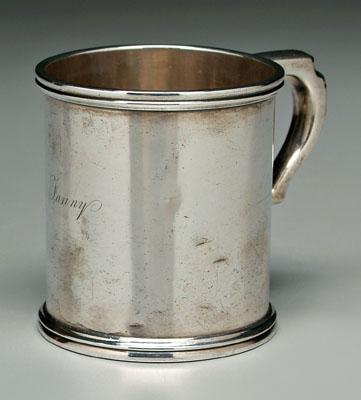 Charleston coin silver mug round 91a08