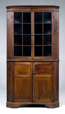 North Carolina walnut corner cupboard  91a12