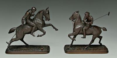 Pair Isidore Jules Bonheur bronzes