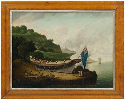 Robert Elliot maritime painting 91a7a