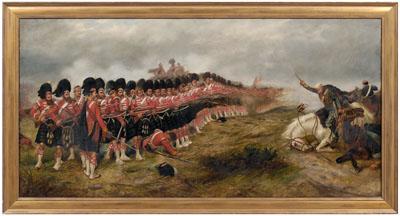 Panoramic Crimean War painting, 93rd