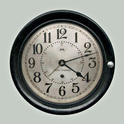 World War II submarine clock black 91a89