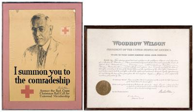 Two Woodrow Wilson documents presidential 91a8b