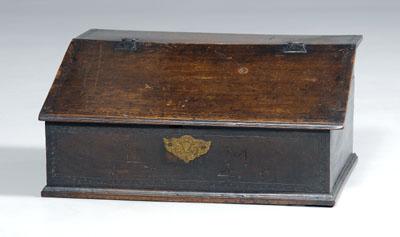 English table desk dated 1745,