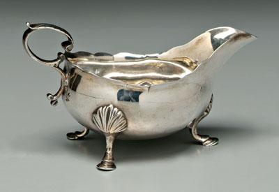George III silver gravy pitcher  91a98
